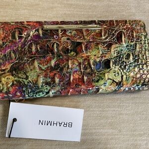 Brahmin Multicolor Crocodile Embossed Women's Wallet